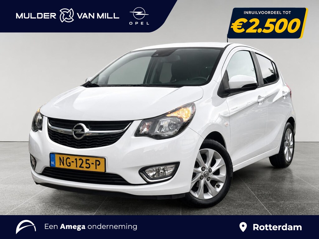 Opel Karl Innovation 1.0 75pk | LAGE KM! | CLIMA | BLUETOOTH | AUDIOSTREAMING | CRUISE CONTROL | HALF LEDEREN BEKLEDING | ISOFIX |