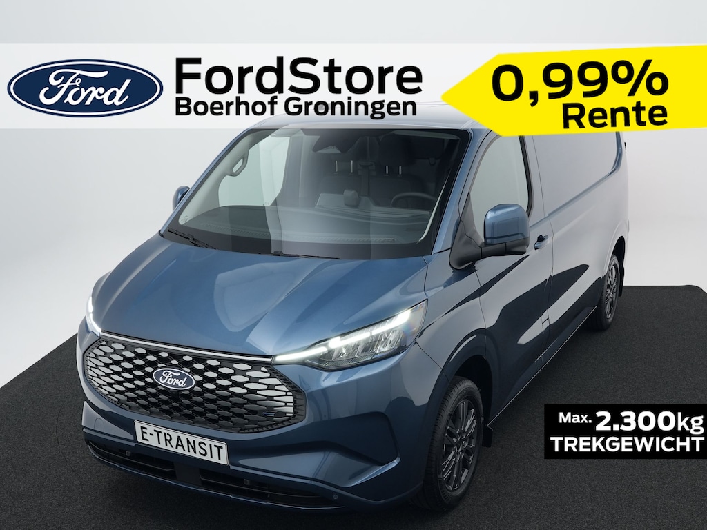 Ford E-Transit Custom 340 L2H1 Limited 71 kWh | Stoelverwarming | 360 graden camera | Adaptieve cruise control |