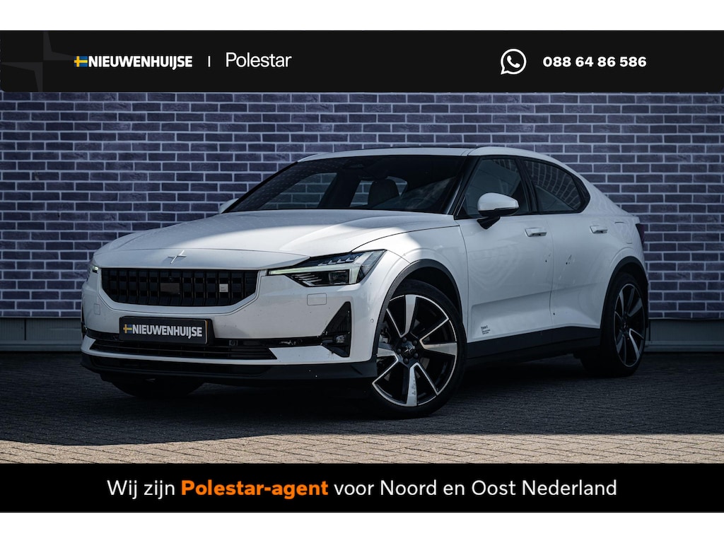 Polestar 2 Long Range Dual Motor Launch Edition 78kWh | Nappaleder | Stoelventilatie | Harman Kardon Audio | 360 Graden Camera | Parkeersensoren | Panoramadak | Cruise Control Adaptief | Elektrische Achterklep | Navigatie | Lichtmetalen Velgen 20 inch
