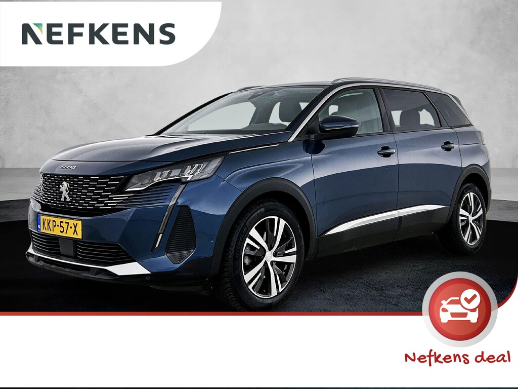 Peugeot 5008 SUV Allure Pack 130pk Automaat | Navigatie | Achteruitrijcamera | Handsfree Achterklep | Climate Control | Keyless | Dodehoeksensor | Parkeersensoren v+a | Cruise Control | Led koplampen | Apple Carplay / Android Auto | Bluetooth | DAB+ radio | Donker getint glas | 18" lichtmetalen velgen |