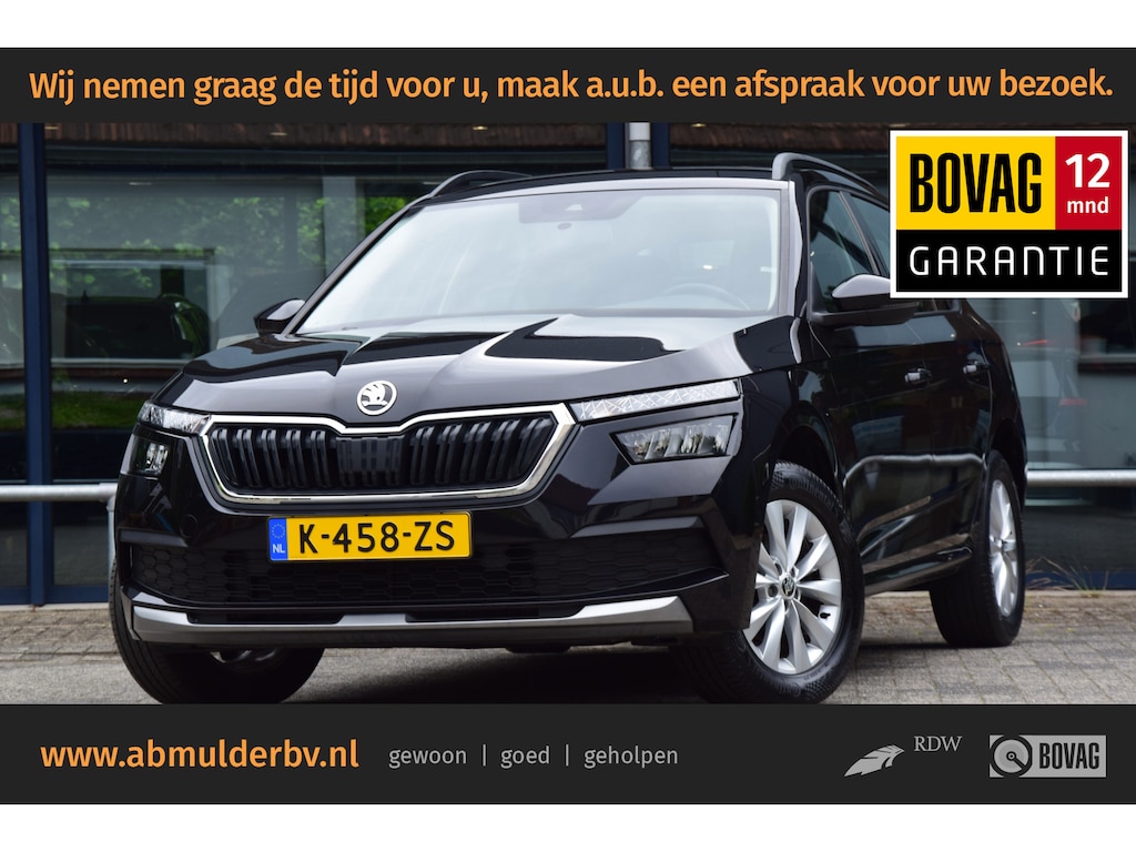 Skoda Kamiq 1.0 TSI 110PK Ambition | Org. NL | BOVAG Garantie | Parkeer Camera | Apple Carplay/Android Auto | DAB Audio | Cruise Control | Full LED | Airco | Multiunctioneel Stuur |