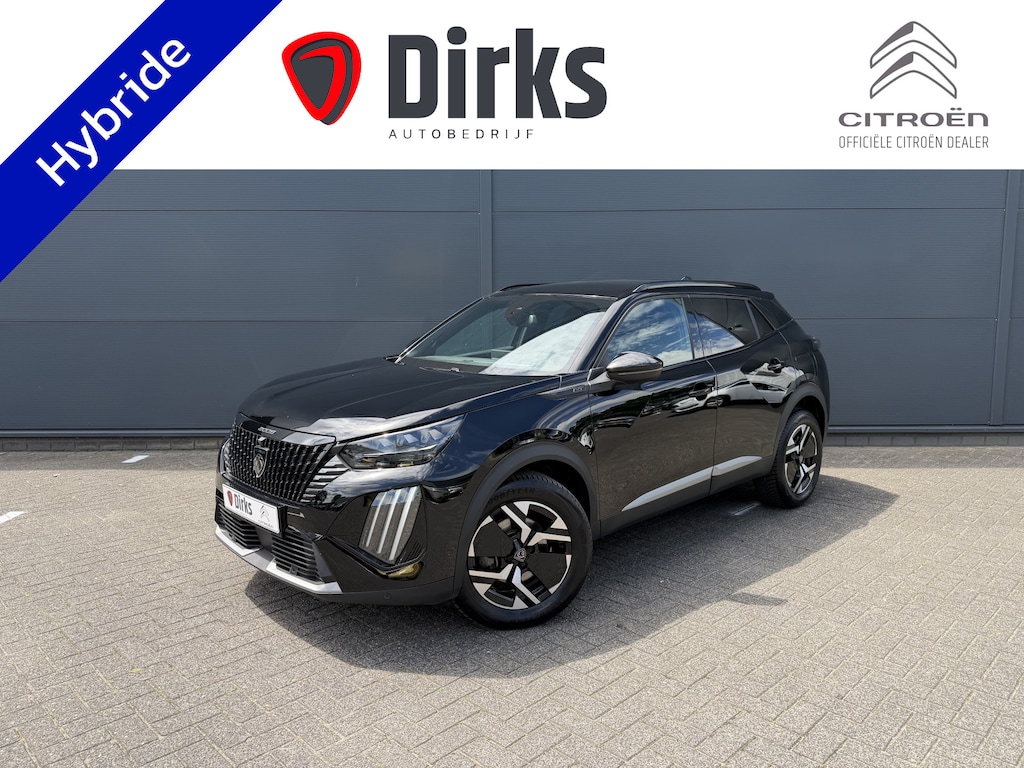 Peugeot 2008 145pk Hybrid GT (360gr Camera - Keyless Entry - LED - Parkeersensoren V+A - Adaptieve Cruise Controle - 17"incl 4S - Draadloos laden - Automatische Airco)