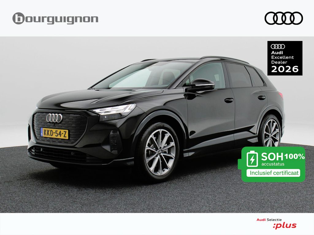 Audi Q4 e-tron 40 S Edition 63 kWh 204 Pk | Trekhaak | Stoelverwarming | Adaptive Cruise | Camera | CarPlay | Matrix LED | 20 Inch | 8.271 Km !!