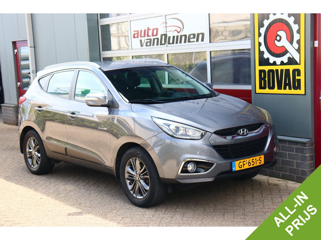 Hyundai ix35 1.6i GDI Go! O.a: Trekhaak, Geen import, Camera, 17 inch met all-season, Clima, Navi, cruise,  Etc..  Rijklaar! All-in prijs!