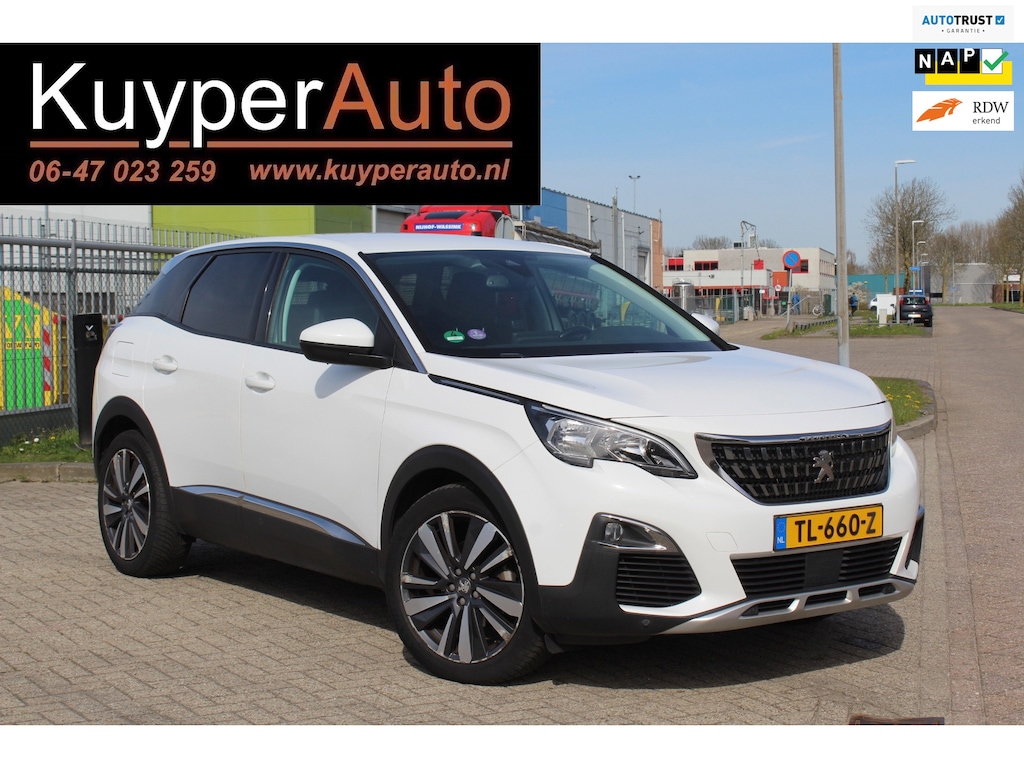 Peugeot 3008 1.2 PureTech Blue Lease Premium leder goed onderhouden distr rec afn trekhaak camera