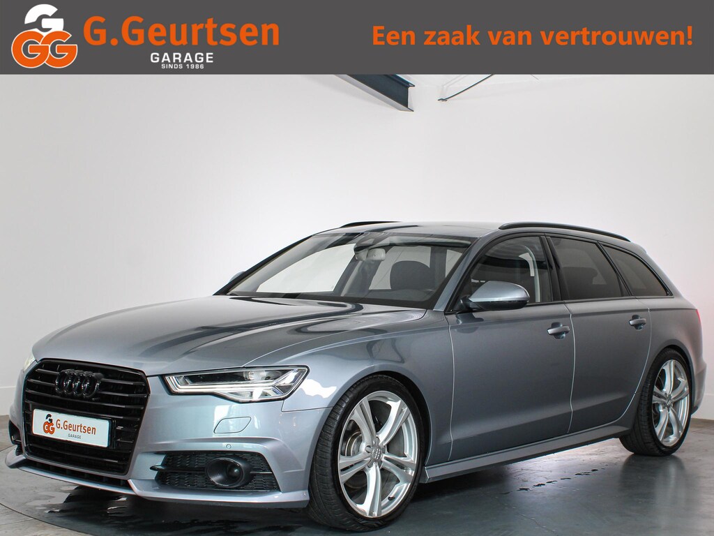 Audi A6 Avant 1.8 TFSI S-line 190PK Black optik, Trekhaak, Navigatie, Volleder, Camera, Matrix, HUD, Memory, ACC