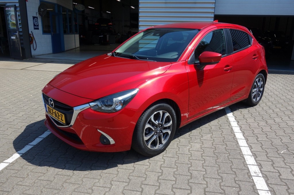 Mazda 2 1.5 SKYACTIVG SKL+ Navi, Led, Stoelverw, ECC, 16 Inch