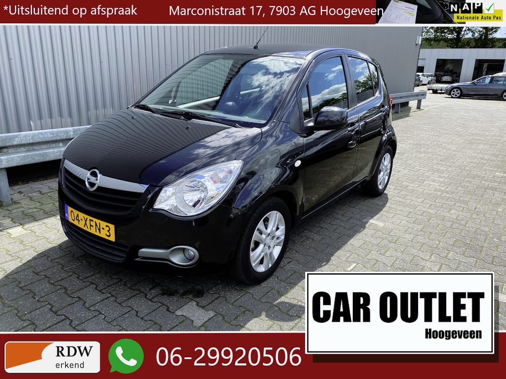Opel Agila 1.0 Edition 60Dkm.NAP, 1e Eignr, A/C, LM & Nieuwe APK – Inruil Mogelijk –