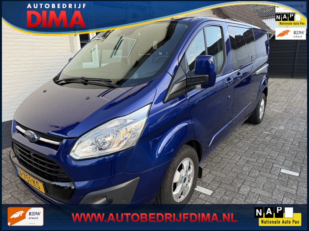 Ford Transit Custom 290 2.0 TDCI L2H1 Limited DC Automaat/ Navi/ Camera/ Trekhaak/ Stoelverwarming/ Cruise Control