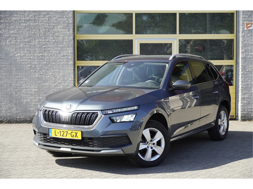 Skoda Kamiq 1.0 TSI Ambition BJ2021 Lmv 16" | Led V+A | Pdc | App-Connect | Climate control | Cruise control | Extra getint glas