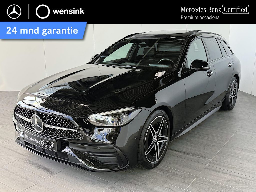 Mercedes-Benz C-klasse Estate 180 Business Solution AMG | Night | Panoramdak | Memory stoelen | 360 camera | Sfeerverlichting |