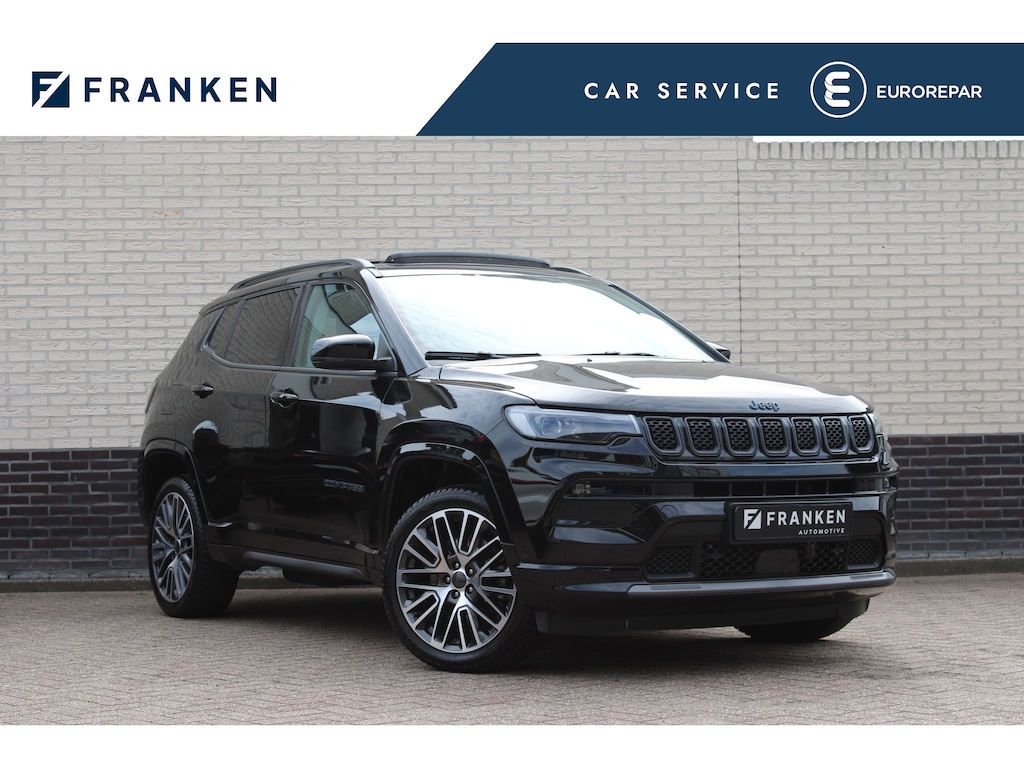 Jeep Compass 4xe 240 Plug-in Hybrid Electric Summit | Leder | Winterpack | Elektr. Achterklep | Stoelverwarming/ventilatie | Compleet
