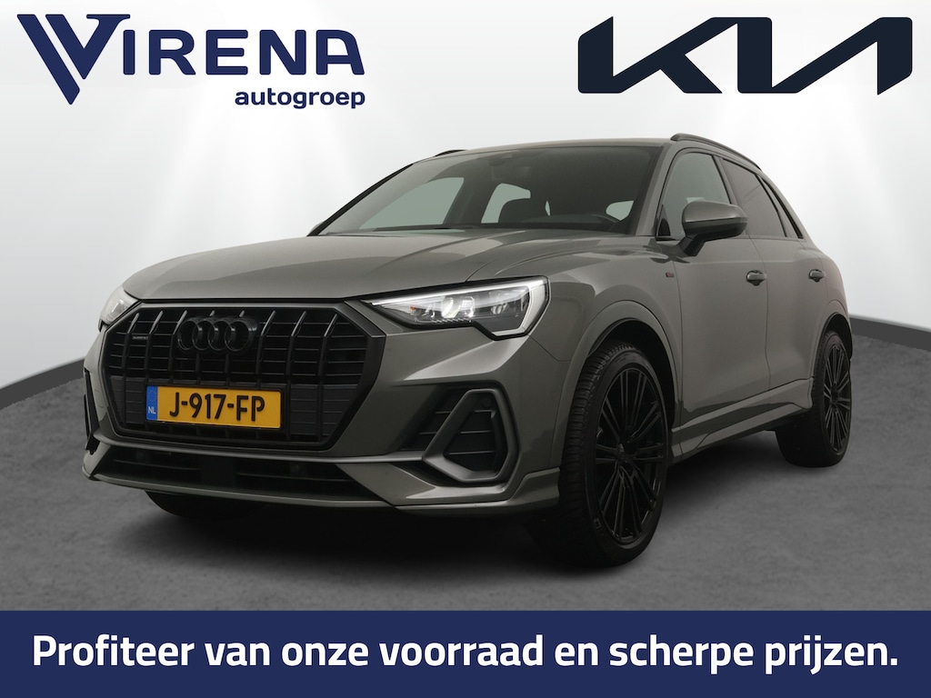 Audi Q3 40 TFSI quattro S Line edition one - Virtual cockpit - Schuif/kanteldak - Stoelverwarming - Camera - Cruisecontrol - AppleCarplay - Android Auto - Virena Zekerheidspakket 895, - BOVAG Garantie