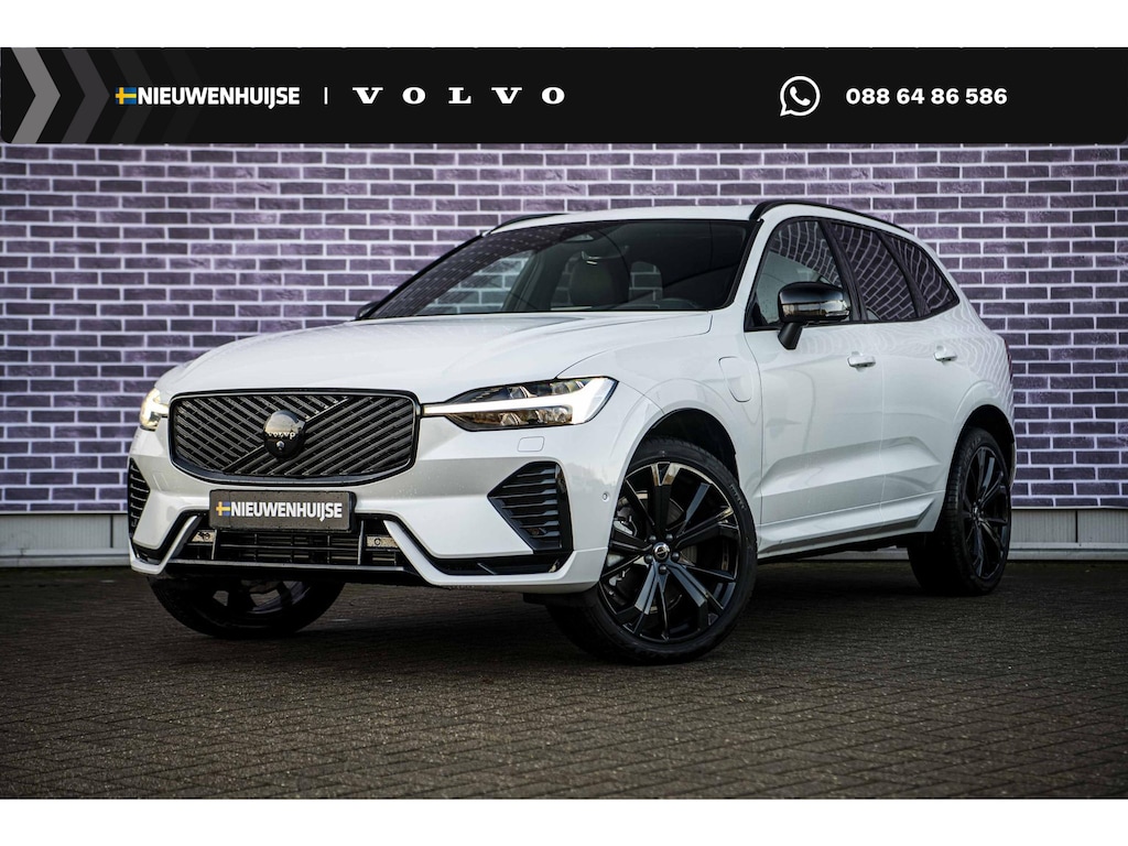 Volvo XC60 2.0 T6 Plug-in hybrid AWD Plus Black Edition | Gratis Trekhaak | 360 camera | Schuif- / Kanteldak | Head Up display | Getint glas | Adaptive Cruise Control |