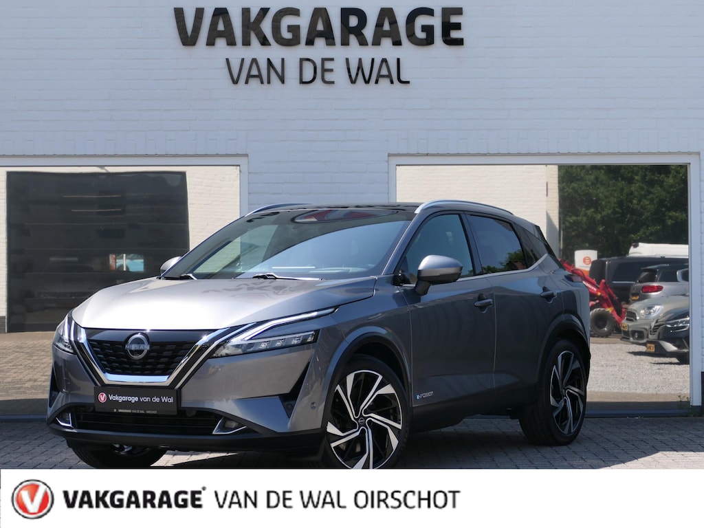 Nissan Qashqai 1.5 e-Power Tekna Plus | BOSE | Panoramadak | Luxe leder | Trekhaak | 360°-camera | 20-inch velgen | Memory | Elektrische achterklep | ACC | Dodehoek detectie | Apple-/Android Carplay