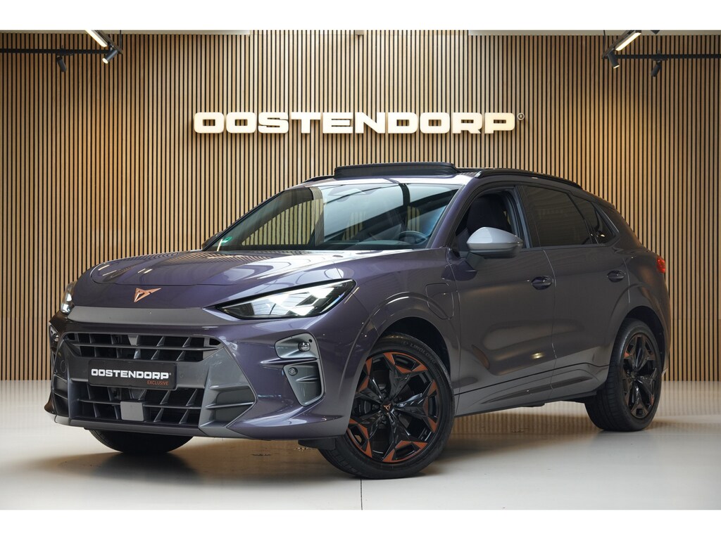 CUPRA Terramar 1.5TSI/272PK e-Hybrid VZ |2025|Panoramadak|Leder+Memory|Matrix-LED|Sennheiser|PDC+camera|Winterpack|Head-up|19"LMV|Trekhaak