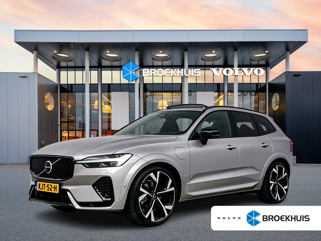Volvo XC60 T8 Recharge Ultra Dark Executive | 22" | Heico Diffusor | Getint & Gelamineerd Glas | Alarmklasse 3 | Black Edition Interieur | Luchtvering | Bowers & Wilkins | Geventileerd Nappa | Massagestoelen | Head-Up | 360 Camera | Elektr. verst. Stoelen | Full LED