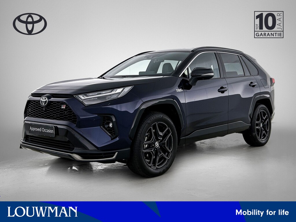 Toyota RAV4 2.5 Plug-in Hybrid AWD GR SPORT | BTW Voertuig | JBL | Head-Up Display | Dodehoek detectie | 360 Camera | Stuur+stoelverwarming | Elektrische achterklep | Parkeersensoren Voor+achter | 10
