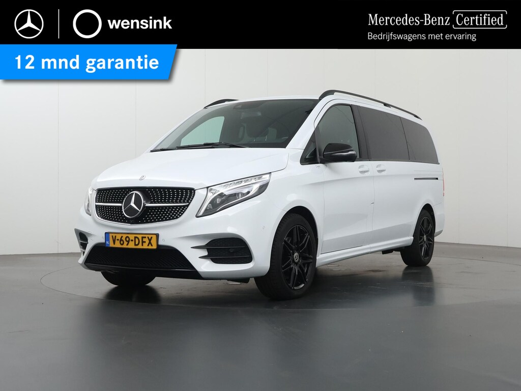 Mercedes-Benz V-klasse 300d | L2 Lang | 4-MATIC | Dubbele Cabine | Burmester | MBUX Navigatie | Standkachel | Dodehoekassistent | Night-pakket | Distronic Plus | 360° Camera | Schuifdeur L+R Elektrisch | Trekhaak | Certified