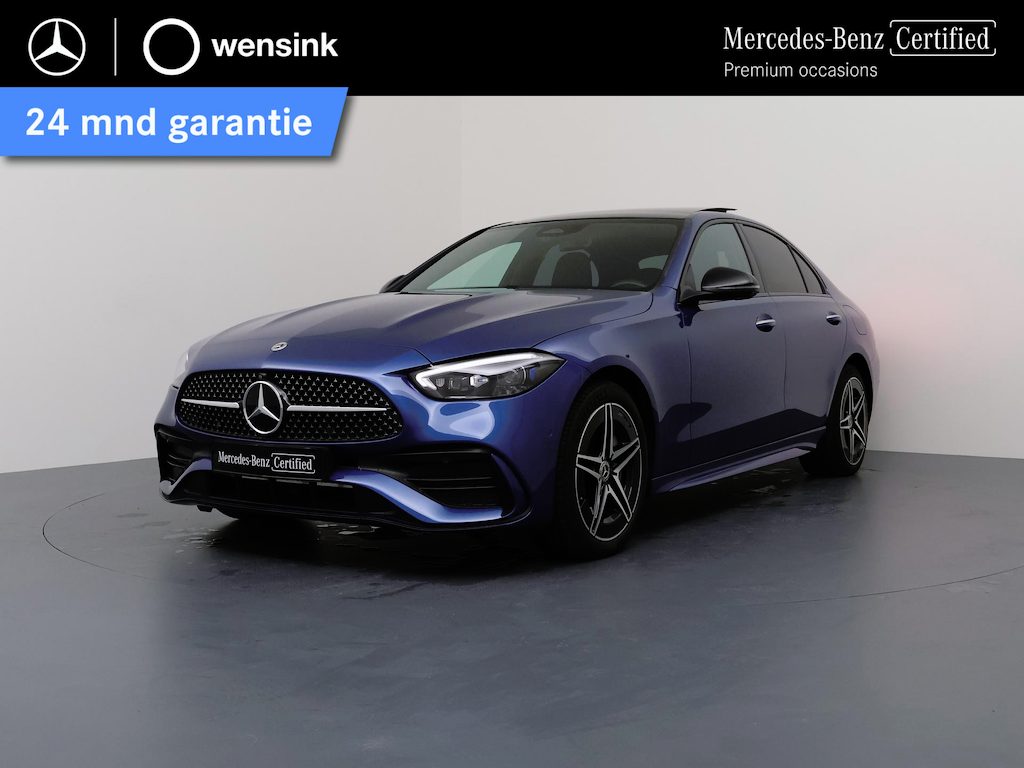 Mercedes-Benz C-klasse 300e AMG Line | Panoramaschuifdak | Night | Premium pakket | Winter pakket | Augmented Reality Navigation