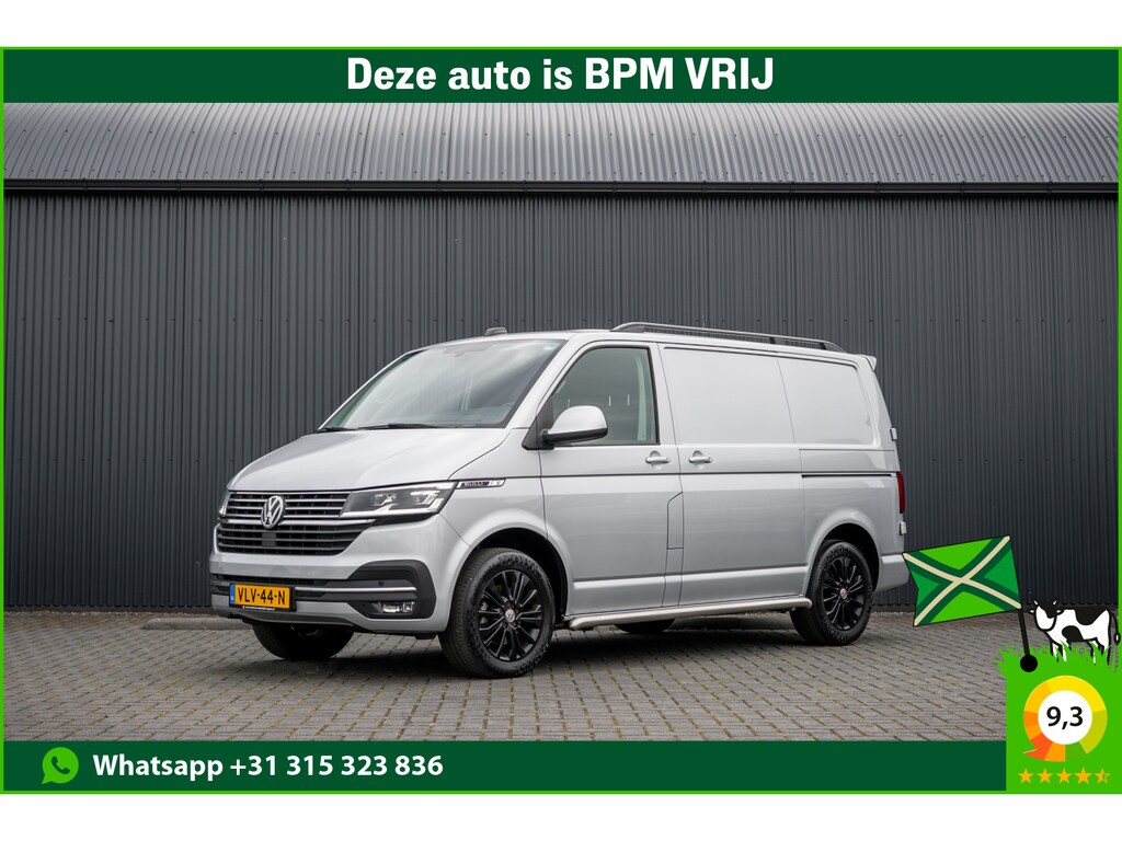 Volkswagen Transporter T6.1 Bulli 2.0 TDI L1H1 | Virtual cockpit | Automaat | 150 PK | 3-Zits | 1e Eigenaar | LED | Camera | Carplay | PDC | Zijschuifdeur R+L | Trekhaak
