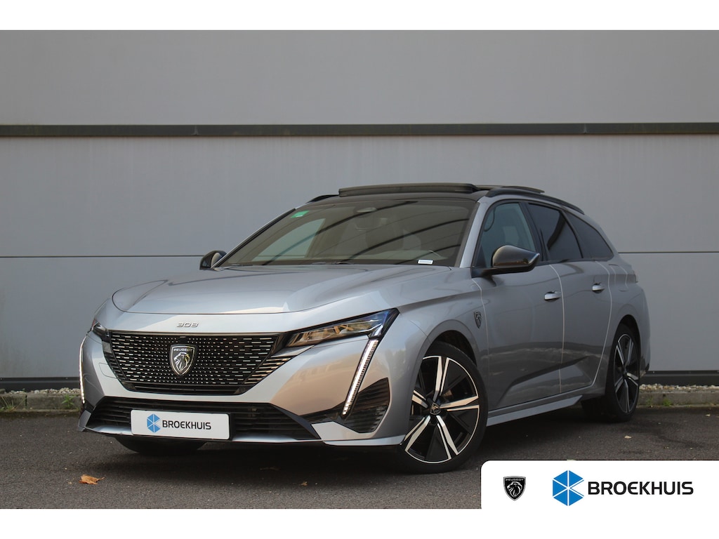 Peugeot 308 SW 1.6 Plug-in Hybrid 225 GT | Pano | Camera | Keyless | LMV 18" | DAB | Dodehoeksens. | Climate | LED | Navi | Pano | Camera | Keyless | LMV 18" | DAB | Dodehoeksens. | Climate | LED | Navi |