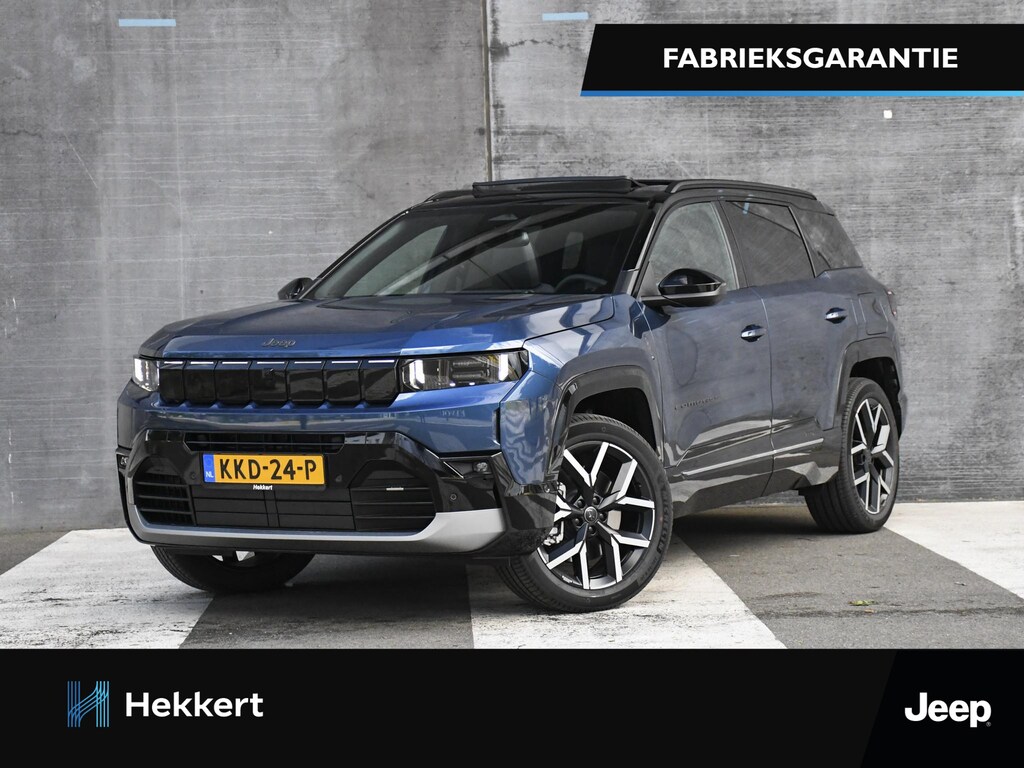 Jeep Compass First Edition 1.6 Plug-In e-Hybrid 225pk Automaat PANO | MASSAGE | ADAPT. CC | 360° CAM. | DODE HOEK | 20''LM