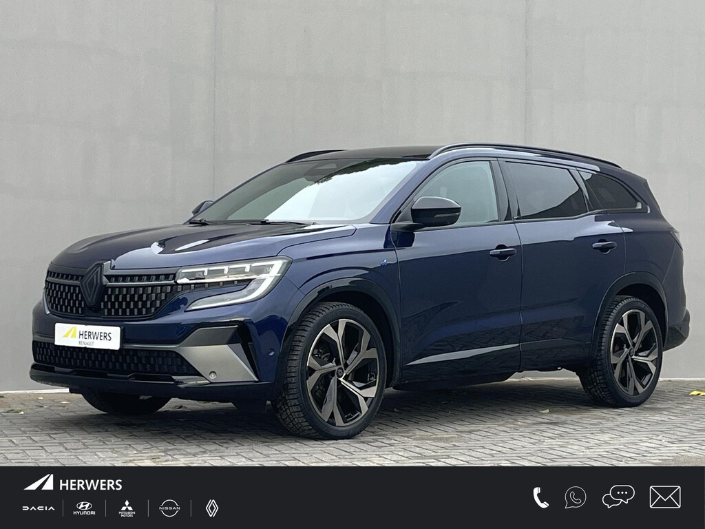 Renault Espace E-Tech full hybrid 200 esprit Alpine 5p. / Panoramadak / 360 Graden Camera / Elektrisch Verstelbare Bestuurdersstoel met Massage & Geheugen / Adaptief Cruise Control / Stoel- Stuur & Voorruitverwarming /