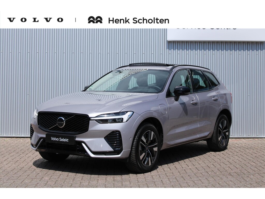 Volvo XC60 2.0 T6 Plug-in hybrid AWD Plus Dark | Head-up display | Google services | Rondomzicht camera | Panoramadak | Harman/Kardon premium audio | Semi elektrische trekhaak | Standkachel | Geheugenfunctie stoelen voorzijde