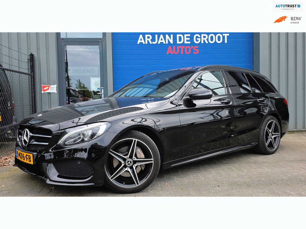 Mercedes-Benz C-klasse Estate 180 AMG Navi Pano Cruise Trekhaak Leder Camera LED