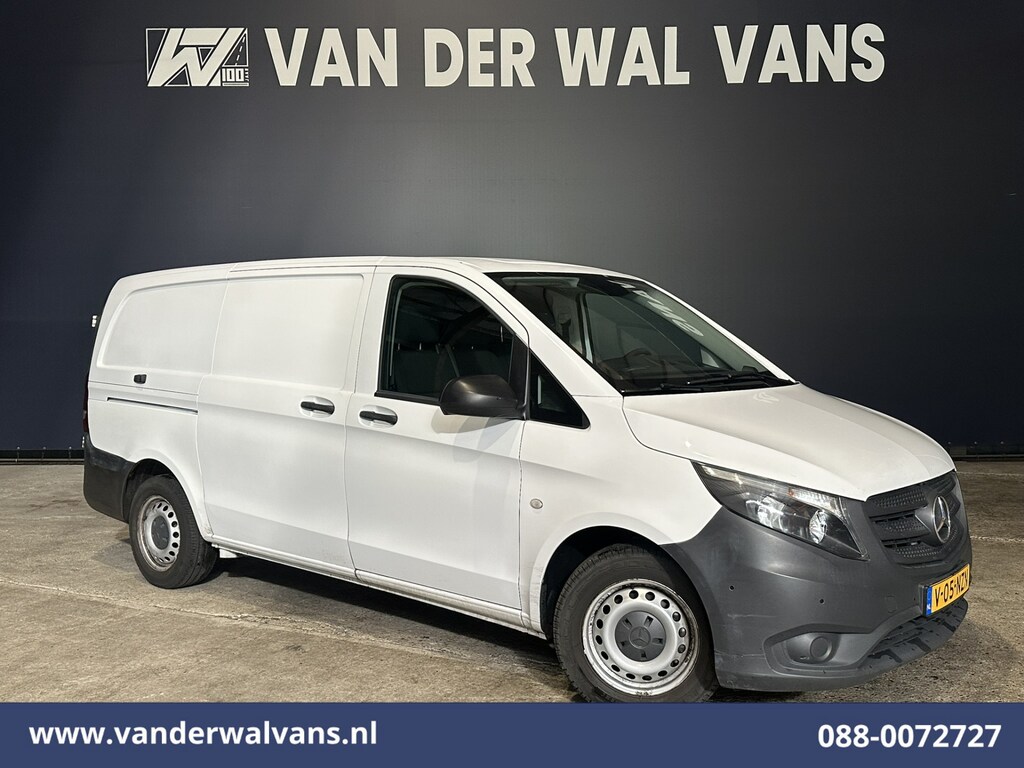 Mercedes-Benz Vito 114 CDI 136pk L2H1 Euro6 Airco | Camera | Cruisecontrol | Stoelverwarming Trekhaak, Parkeersensoren, Bijrijdersbank