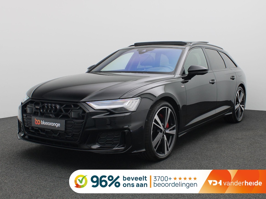 Audi A6 Avant 55 TFSI e quattro S edition Competition 367PK Aut. Panoramadak, Trekhaak, Head-Up Display, Stoel-Stuurverwarming, Keyless, Matrix LED Verlichting, 360gr. Camera, Side Assist, 20" LM velgen, Adaptieve Cruise Control