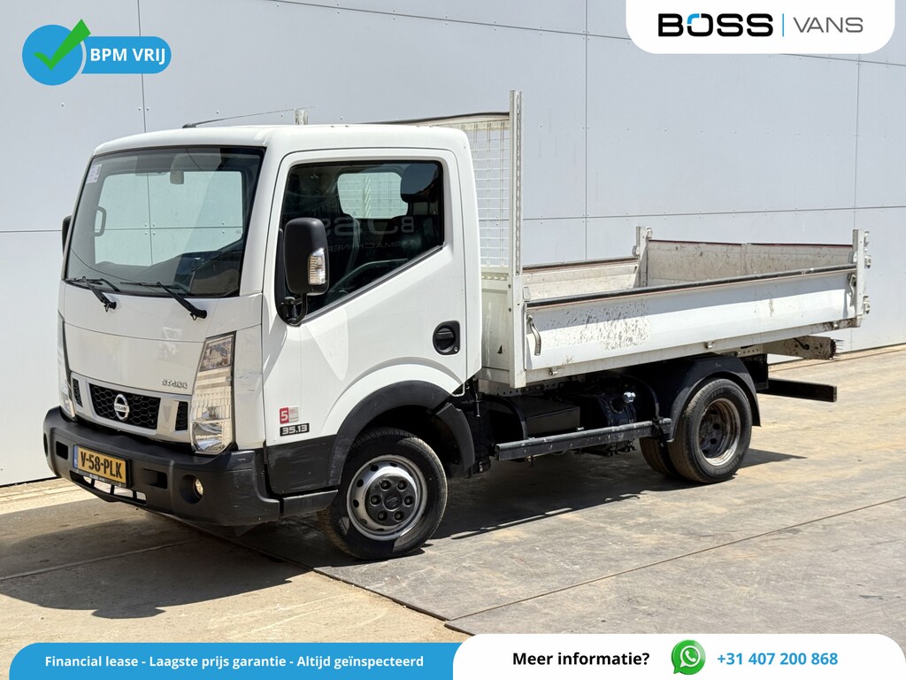 Nissan NT400 130PK 3.0 Kipper 3L Dubbellucht 3.5t Trekhaak Airco Benne Tipper