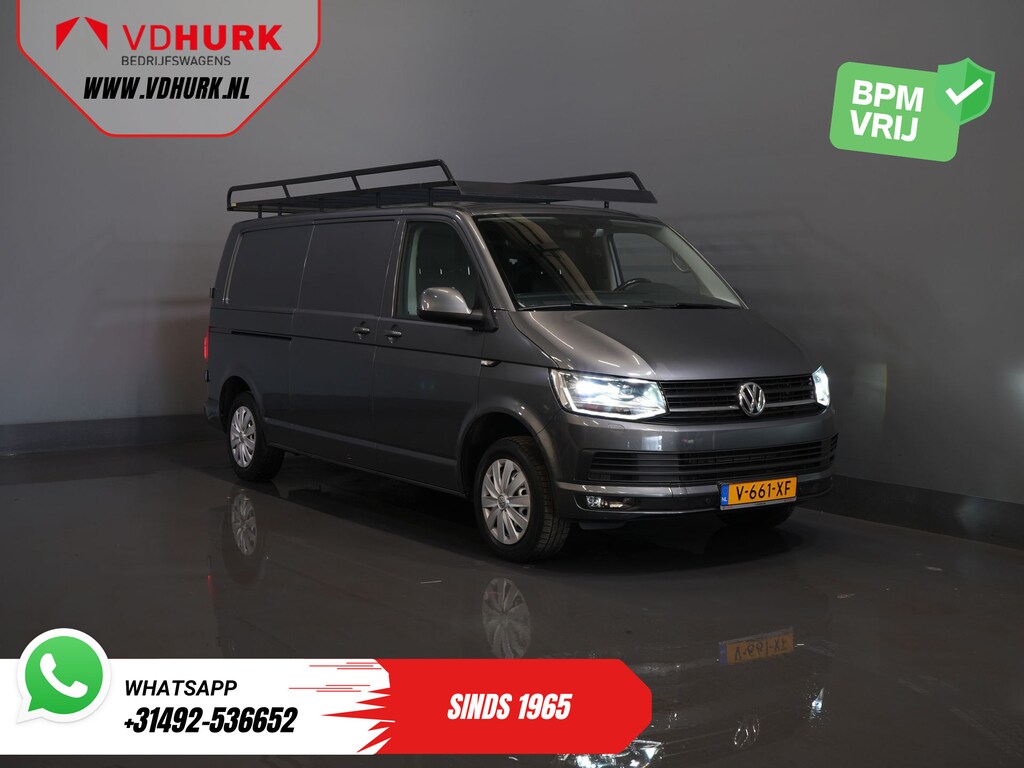 Volkswagen Transporter 2.0 TDI 150 pk DSG Aut. L2 MARGE LED/ 2.5t Trekverm./ 2x Schuifdeur/ Navi/ Camera/ Cruise/ Airco/ Imperiaal/ PDC/ Trekhaak