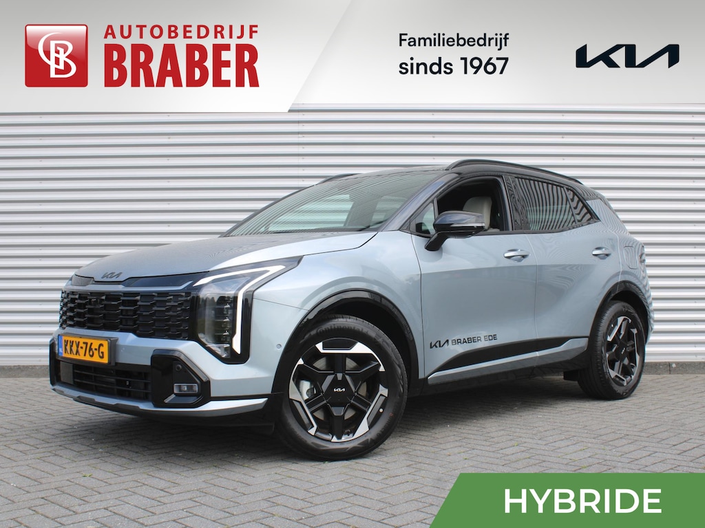 Kia Sportage 1.6 T-GDi Hybrid GT-PlusLine | Stuur-/stoelverwarming + ventilatie | Schuifdak | 360 Camera | HUD | LED | Stoelgeheugen | Elek. achterklep |