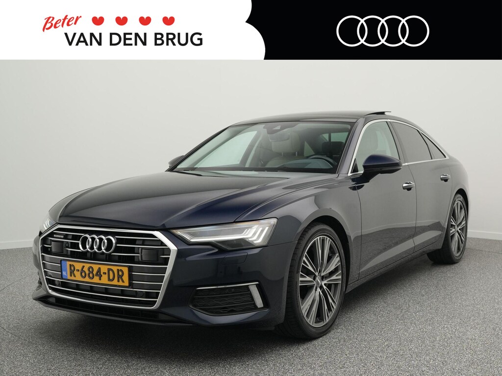 Audi A6 Limousine 55 TFSI 340 PK quattro | Luchtvering | Matrix LED | Side Assist | Panorama-dak | Leder | Climate Control | Stoelverwarming & Ventilatie | Soft Close | Head-up Display | Elek. Verstelbare stoelen | Luchtvering | |