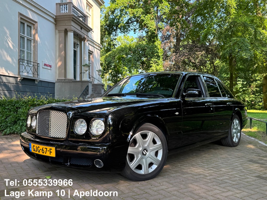 Bentley Arnage 6.8 V8 T Schuif Kanteldak Xenon Leder Unieke Staat Full Options Diamond Black