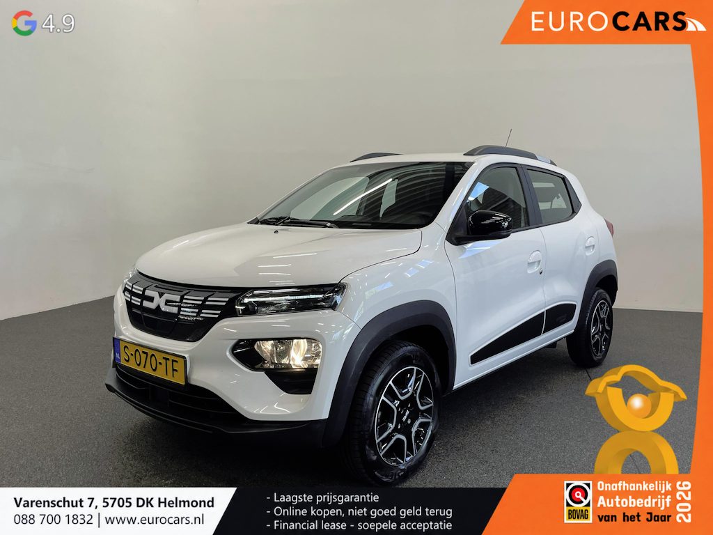 Dacia Spring Essential 27 kWh SOH 93% Airco Half leder DAB Bluetooth Lichtmetalen velgen