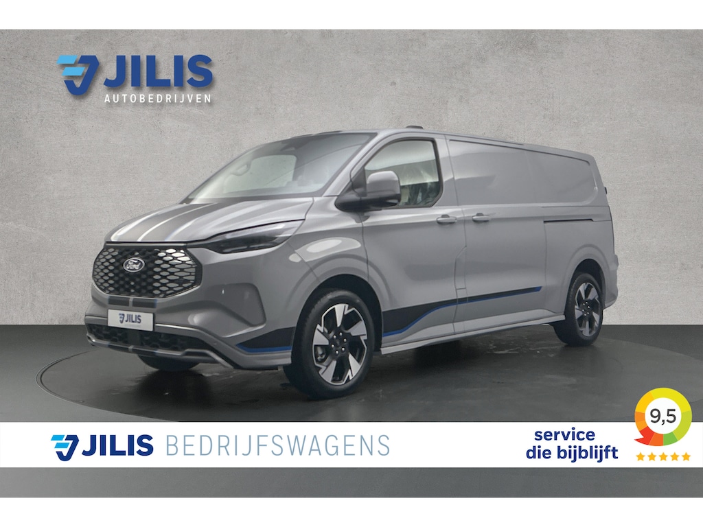 Ford Custom E-Custom 340 L2 71KWh Sport | 2x schuifdeur | 3-zitplaatsen | Stoelverwarming
