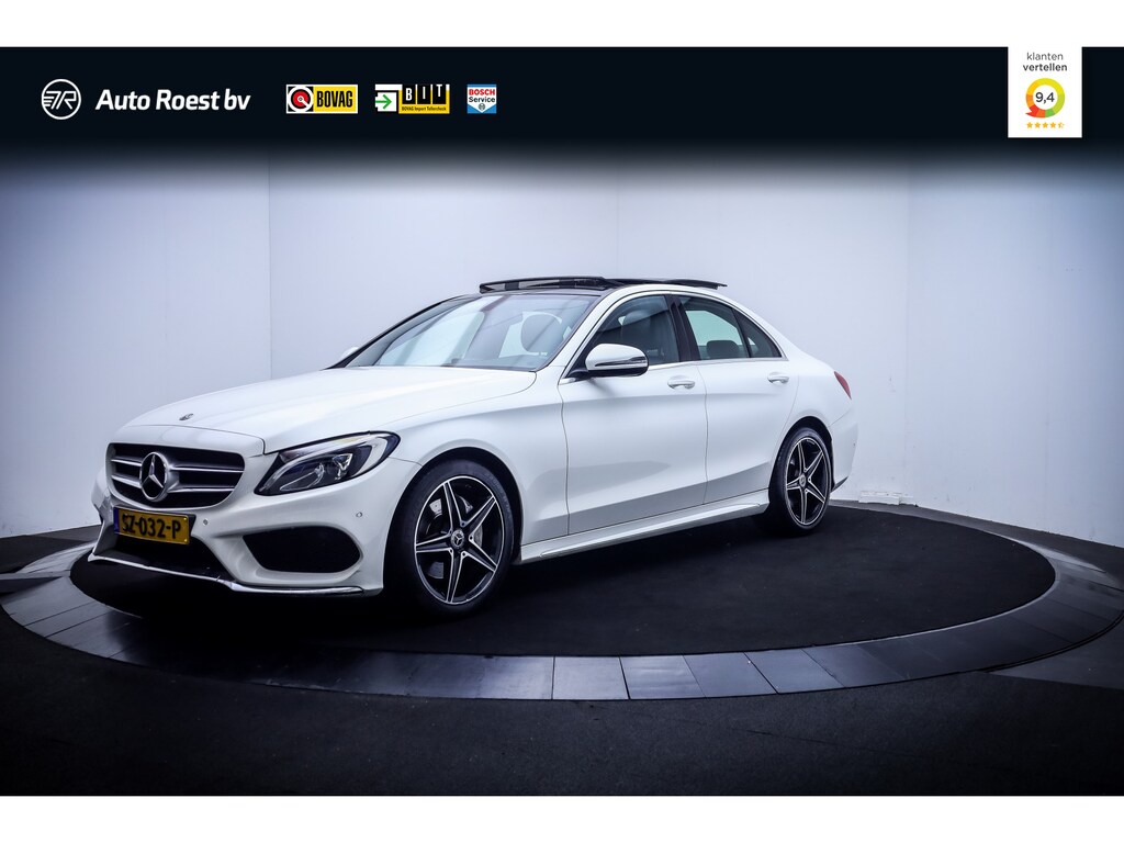 Mercedes-Benz C-klasse 180CDI Aut. SPORT EDITION SCHUIFD. | FULL LED | AMG LINE | LEDER | CAMERA | NAVI | LMV