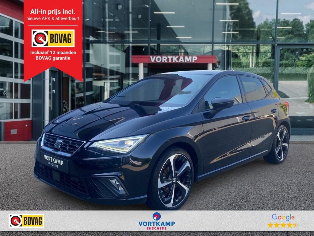 SEAT Ibiza 1.0 TSI FR TREKHAAK/ALCAN-LEDER/CAMERA/ACC/CLIMA/STOELVERW/CARPLAY