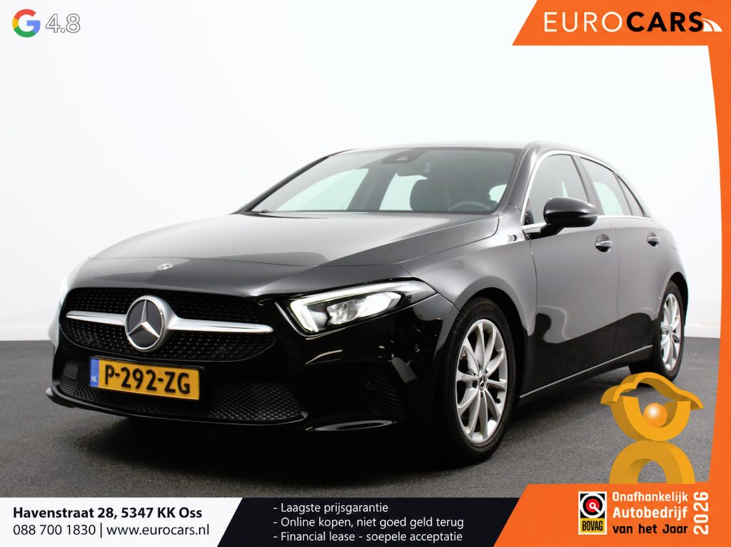 Mercedes-Benz A-klasse 200 163pk Automaat Advantage Proressive Style Navigatie Virtual Cockpit Climate control Half leder Camera Parkeer Sensoren Lichtmetalen Velgen Cruise Control Stoelverwarming