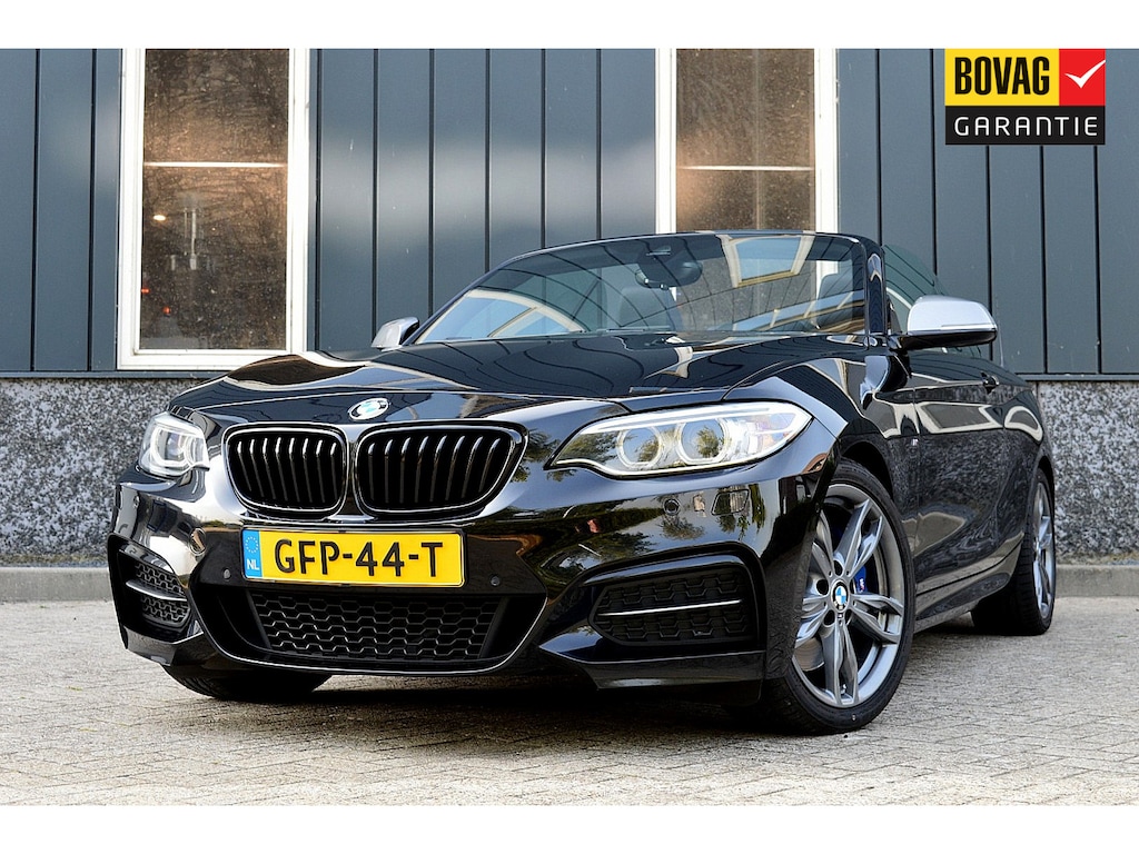 BMW 2-Serie Cabrio M240i xDrive M-Sport High Executive Rijklaarprijs-Garantie Navigatie Led Leder sport interieur Camera Memory Stoelen