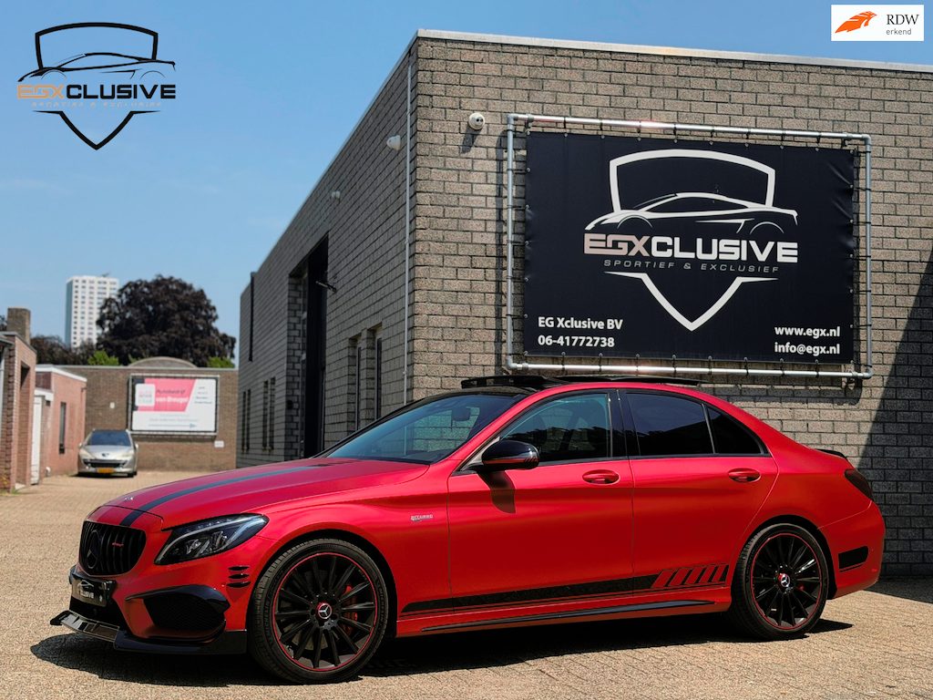 Mercedes-Benz C-klasse C43 AMG 4MATIC PANO | KEYLESS | BLINDSPOT | HEADUP | CARBON | BURMESTER | STOELVERWARMING