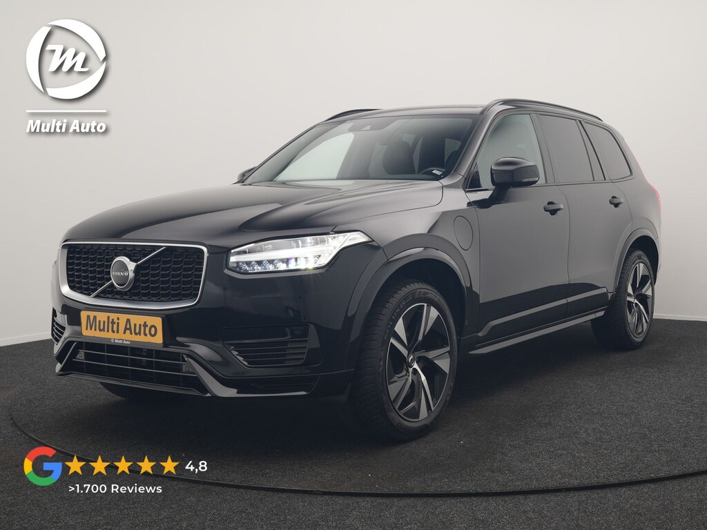Volvo XC90 T8 Twin Engine AWD R-Design 7 Persoons PHEV 392pk Dealer O.H | Trekhaak Af Fabriek | Adaptive Cruise | Harman / Kardon | Lederen Sportstoelen Memory & Verwarmd | Apple Carplay | Navigatie | Virtual | DAB | 20"L.M | Plug In Hybrid |