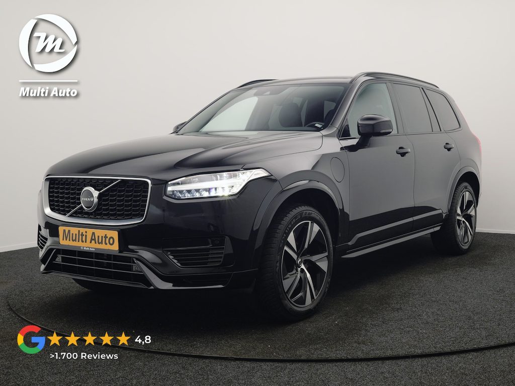 Volvo XC90 T8 Twin Engine AWD R-Design 7 Persoons PHEV 394pk Dealer O.H | Trekhaak Af Fabriek | Adaptive Cruise | Harman / Kardon | Lederen Sportstoelen Memory & Verwarmd | Apple Carplay | Navigatie | Virtual | DAB | 20"L.M | Plug In Hybrid |