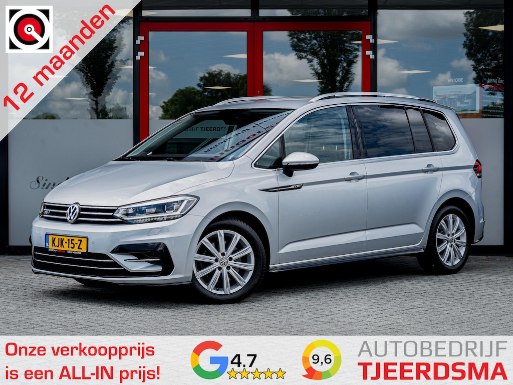 Volkswagen Touran 1.4 TSI Highline Edition R 7p | Camera | Navigatie | Apple Carplay | Android Auto | Adaptieve Cruise Control | Matrix LED | Stoelverwarming | Climate Control | 7 Persoons | All Season Banden | Metallic Lak | R-Line |