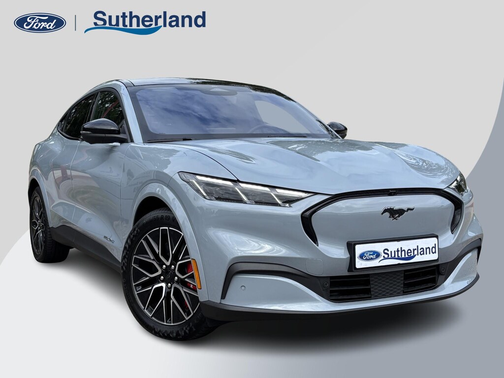 Ford Mustang Mach-E Extended Premium RWD 88 kWh | SCI | VOORRAAD | Glacier Grey | Panoramadak | Elektrische achterklep | Bang&Olufsen