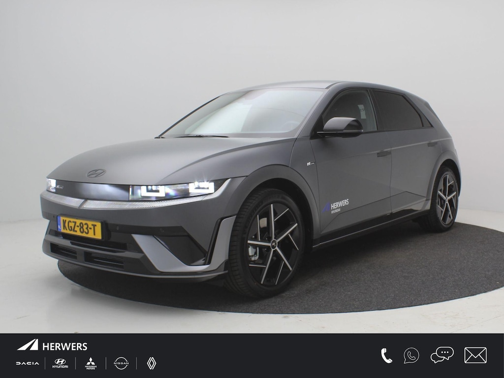 Hyundai Ioniq 5 N Line Business 84 kWh / SoH 100% / Trekhaak / 20" LMV / Flush doorhendels / Warmtepomp / Keyless / Elektrisch verstelbare voorstoelen / Stoelverwarming voor & achter / Stuurwiel verwarming / NL Auto /