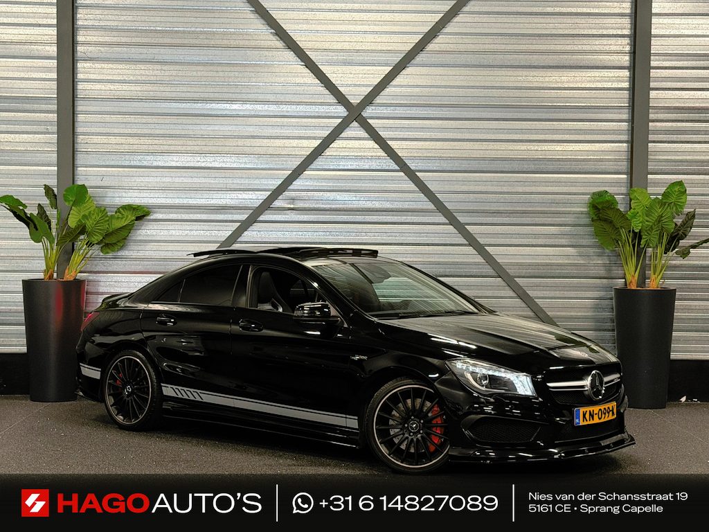 Mercedes-Benz CLA AMG 45 4MATIC 381-PK/LED/NAVI/PANO/H-K/RECARO/FACELIFT/SFEERV/MEMORY/MAXTON/ORG-NL!